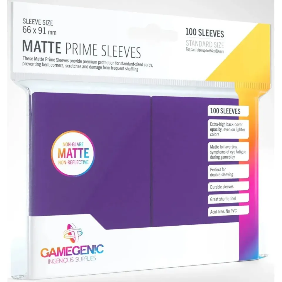 Gamegenic Matte Prime Sleeves Kartenhüllen Violett 100 Stück