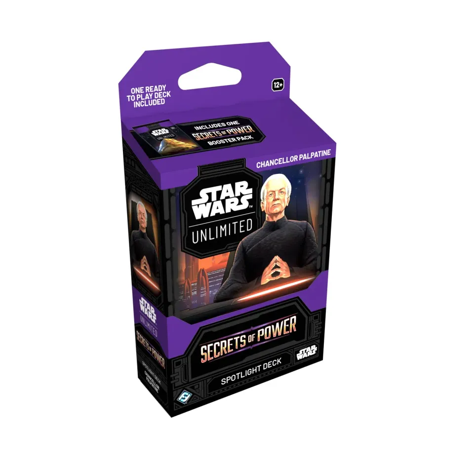 Star Wars Unlimited Secrets of Power Palpatine Spotlight-Deck