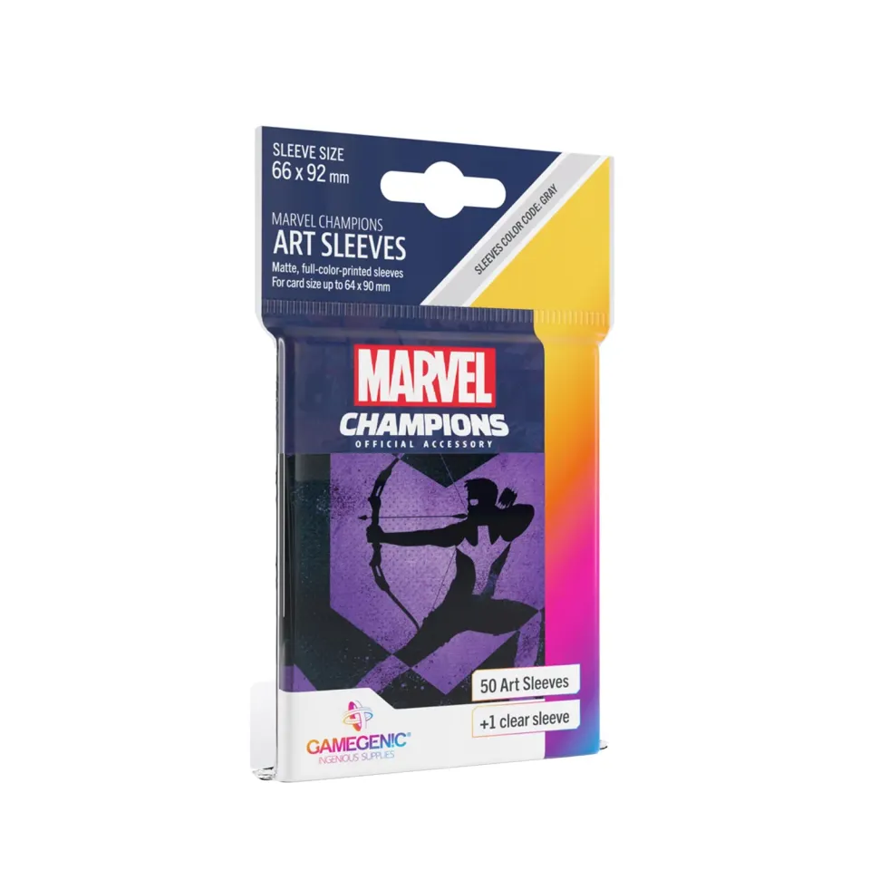 Gamegenic Marvel Champions Hawkeye Kartenhüllen 50 Stück matt