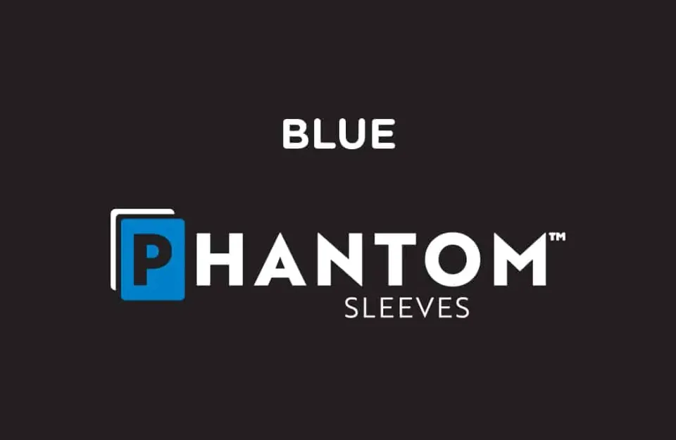 Capstone Games Phantom Sleeves Blue Size Kartenhüllen matt