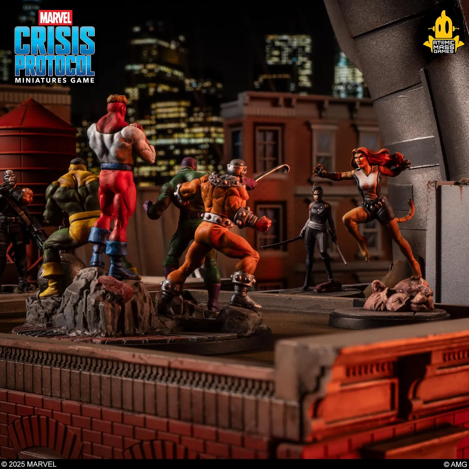 Asmodee Marvel Crisis Protocol Echo Ronin Tigra Charakterpack 3 Figuren