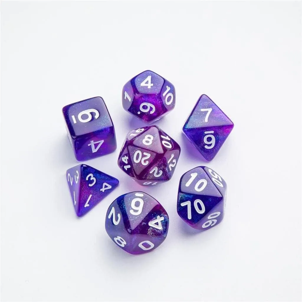 Gamegenic Galaxy Series Nebula Würfelset 7-teilig Glitzer