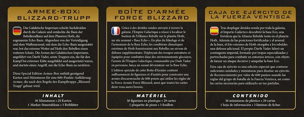 Asmodee Star Wars: Legion Blizzard Force Armee-Box Erweiterung Imperium