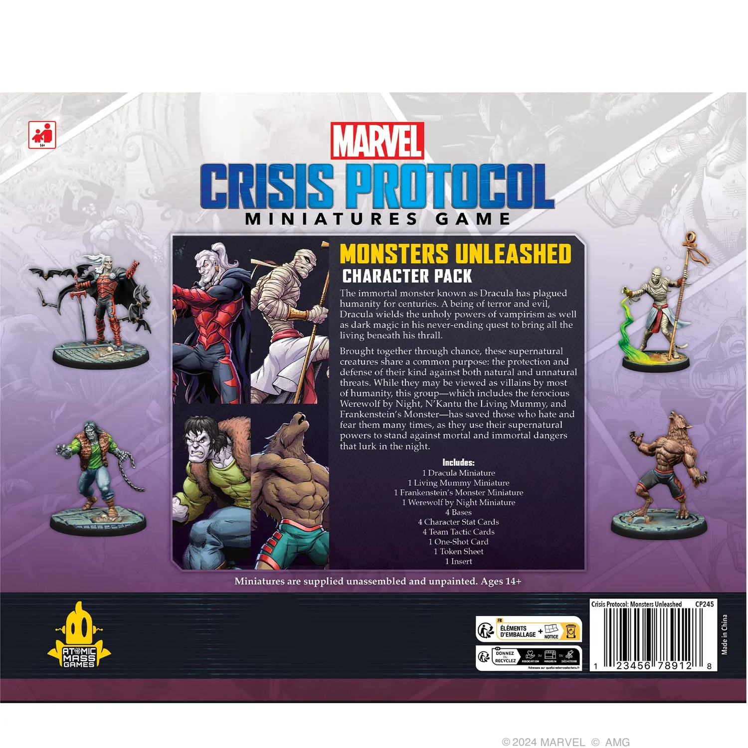 Asmodee Marvel Crisis Protocol Monsters Unleashed Erweiterung Deutsch