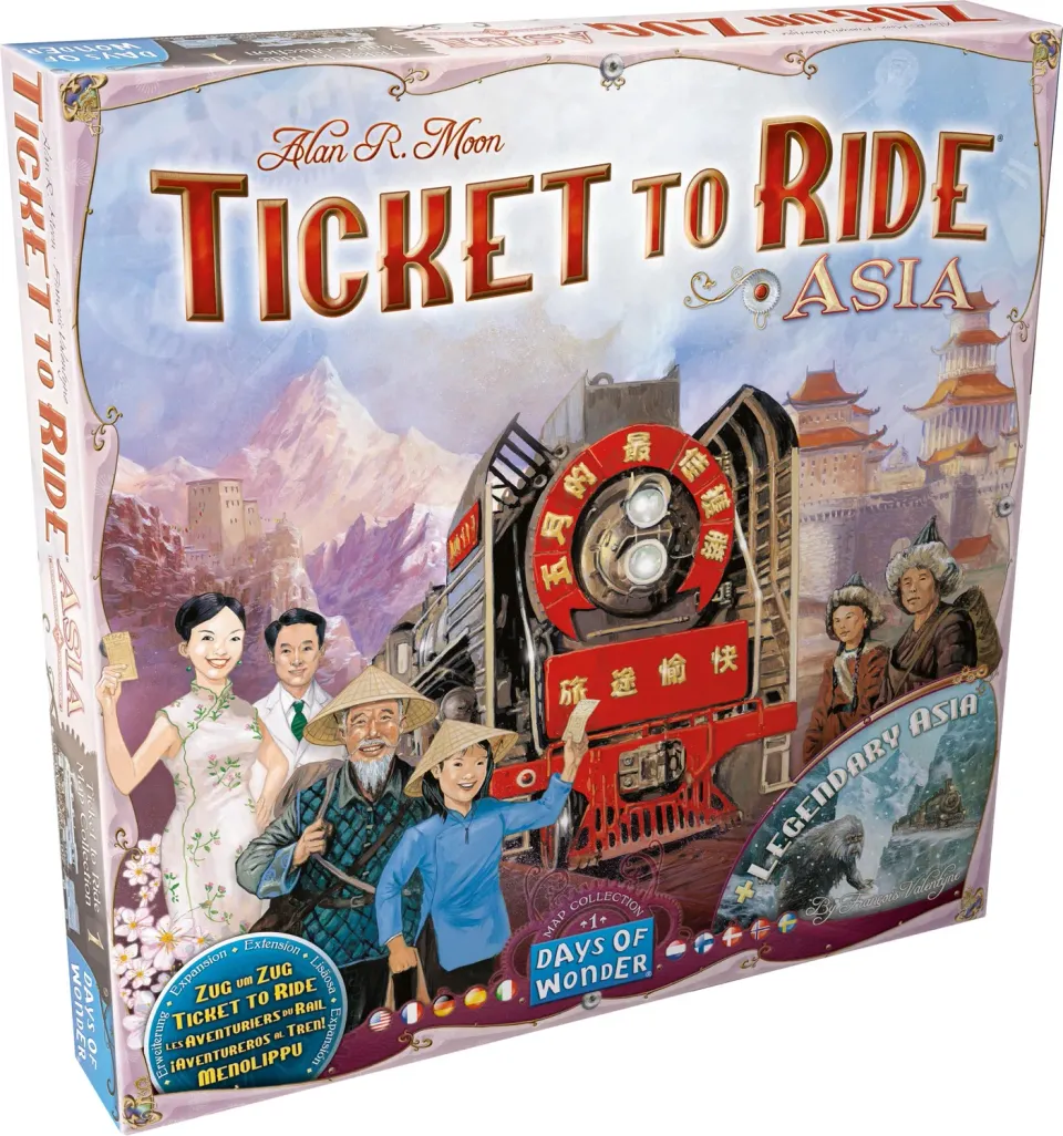 Asmodee Zug um Zug Europa Brettspiel Deutsch 2-6 Spieler