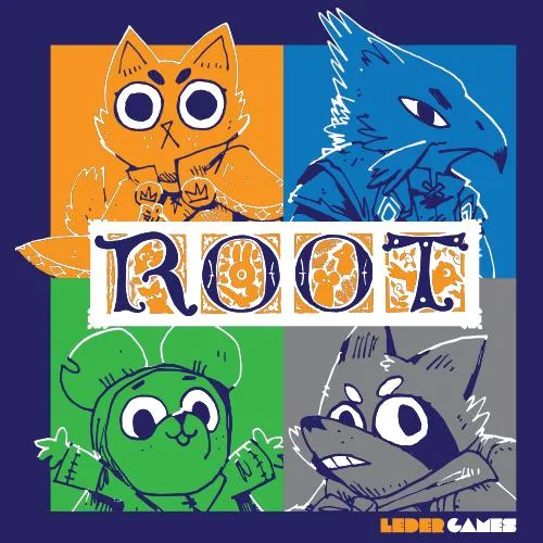 Leder Games Root Core Factions T-Shirt Baumwolle