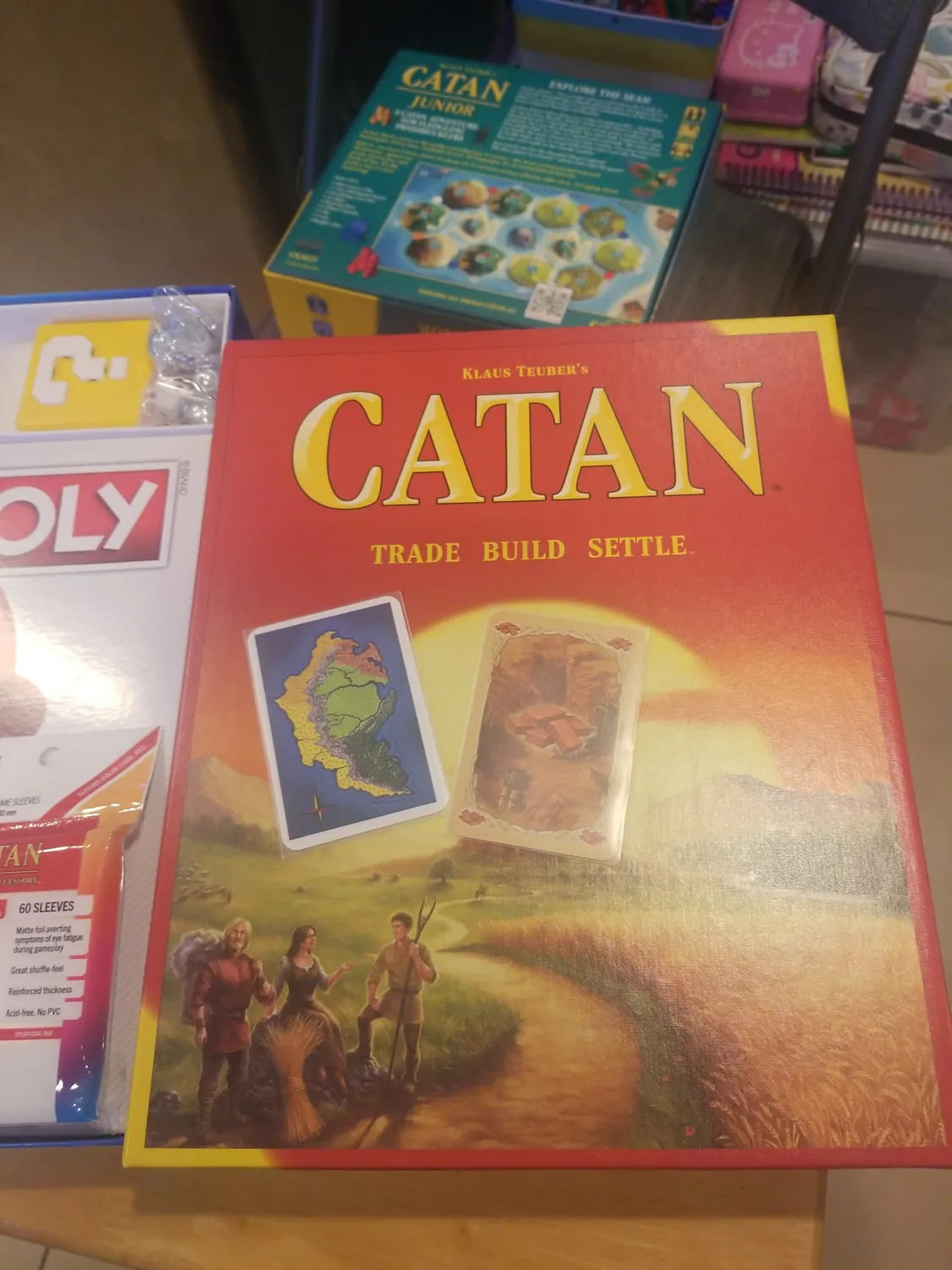Gamegenic Matte Catan Kartenhüllen 60 Stück transparent matt