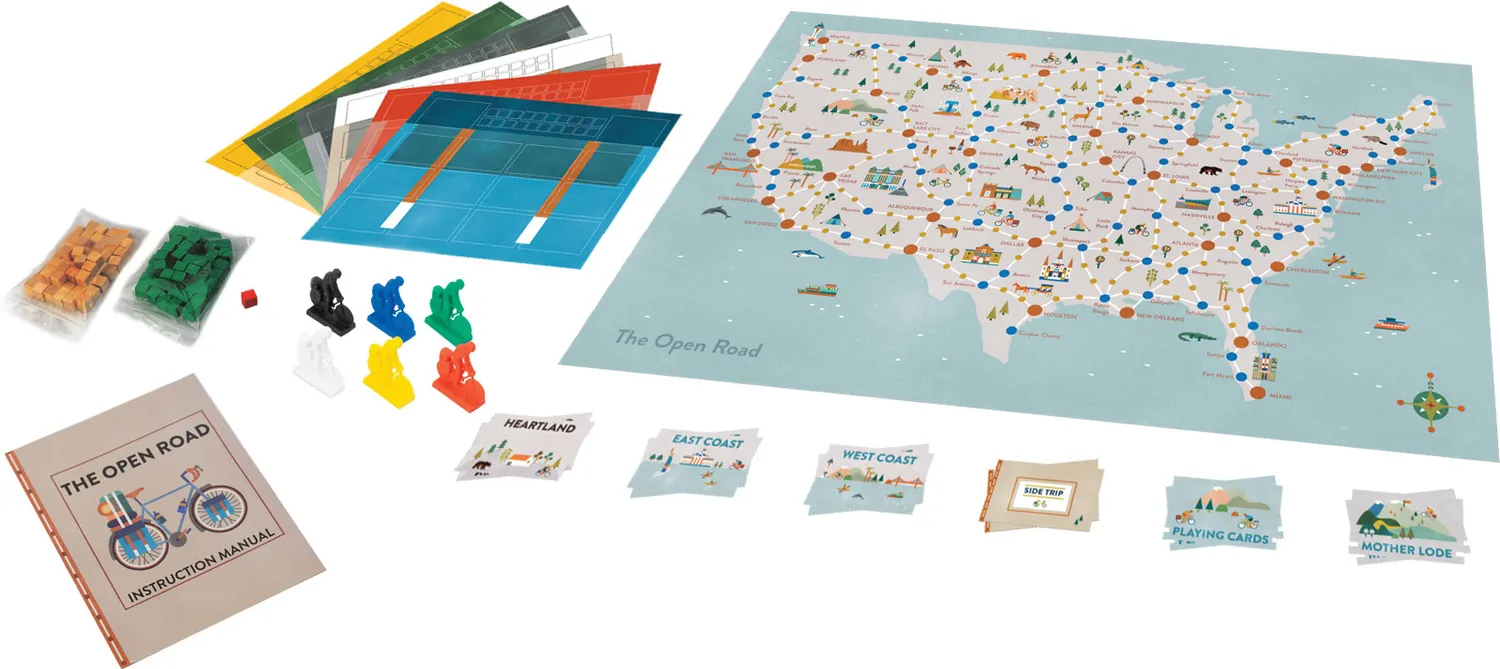 Spielefaible The Open Road Brettspiel Abenteuer