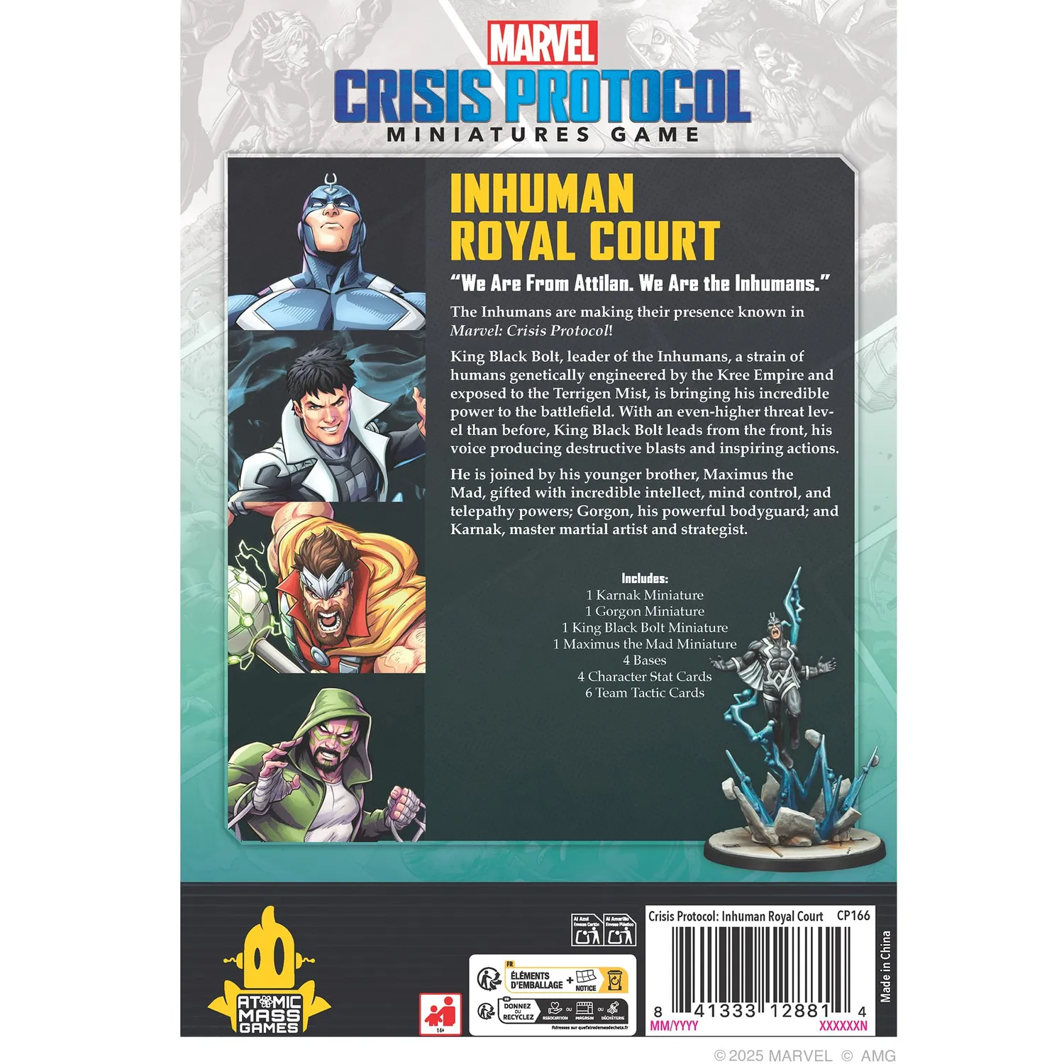 Atomic Mass Games Marvel Crisis Protocol Inhuman Royal Court Erweiterung