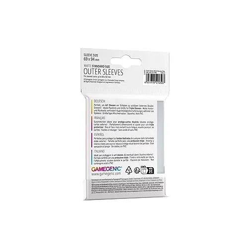 Gamegenic Outer Sleeves Matte Standard Kartenhüllen 50 Stück