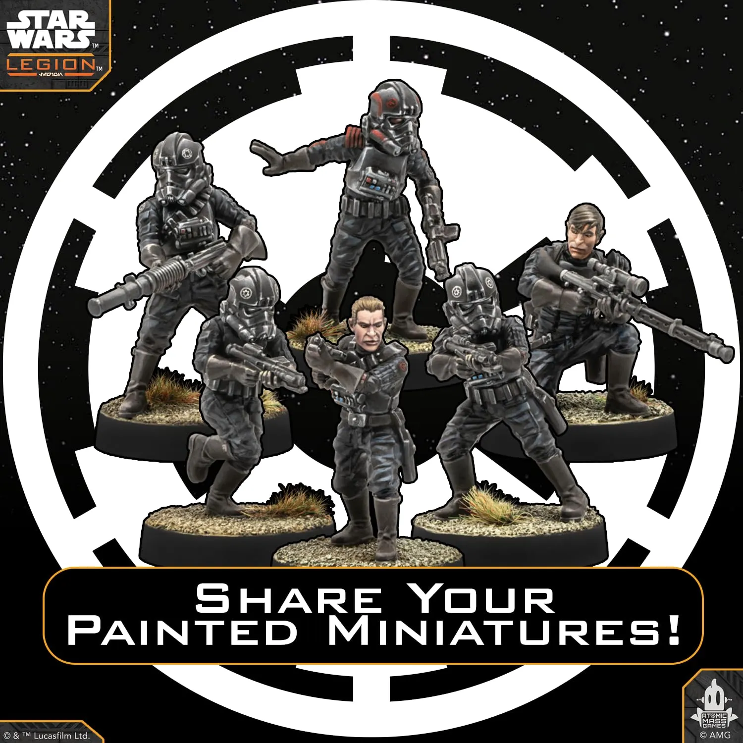 Asmodee Star Wars: Legion Imperial Special Forces Erweiterung 7 Figuren