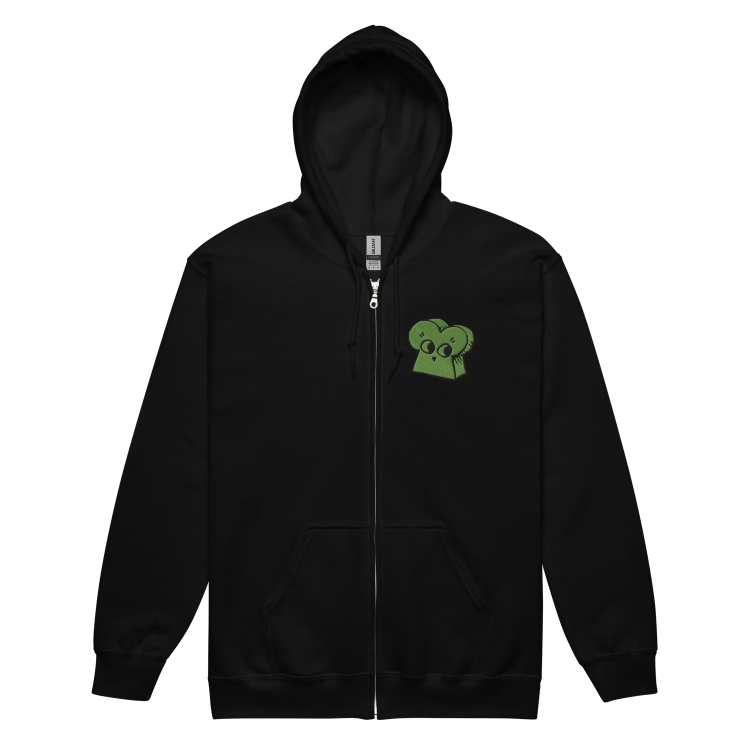Leder Games Root Woodland Zip-Hoodie M schwarz Fleece