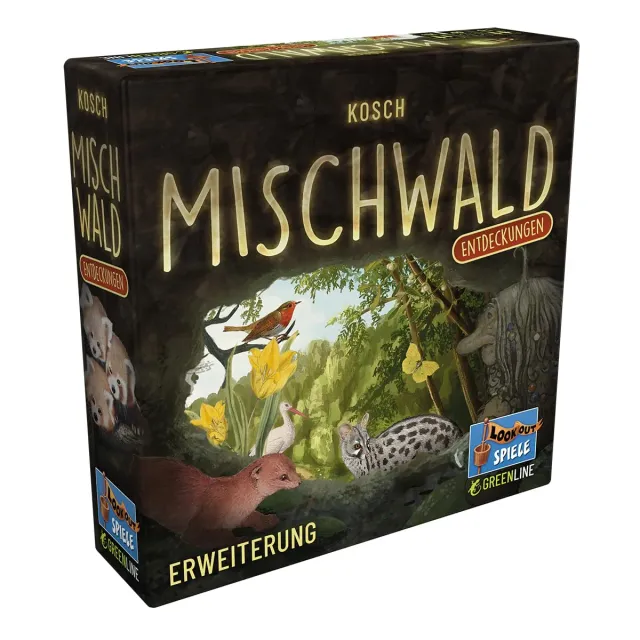 Mischwald Entdeckungen Erweiterung Kartenspiel Deutsch Höhlenkarten