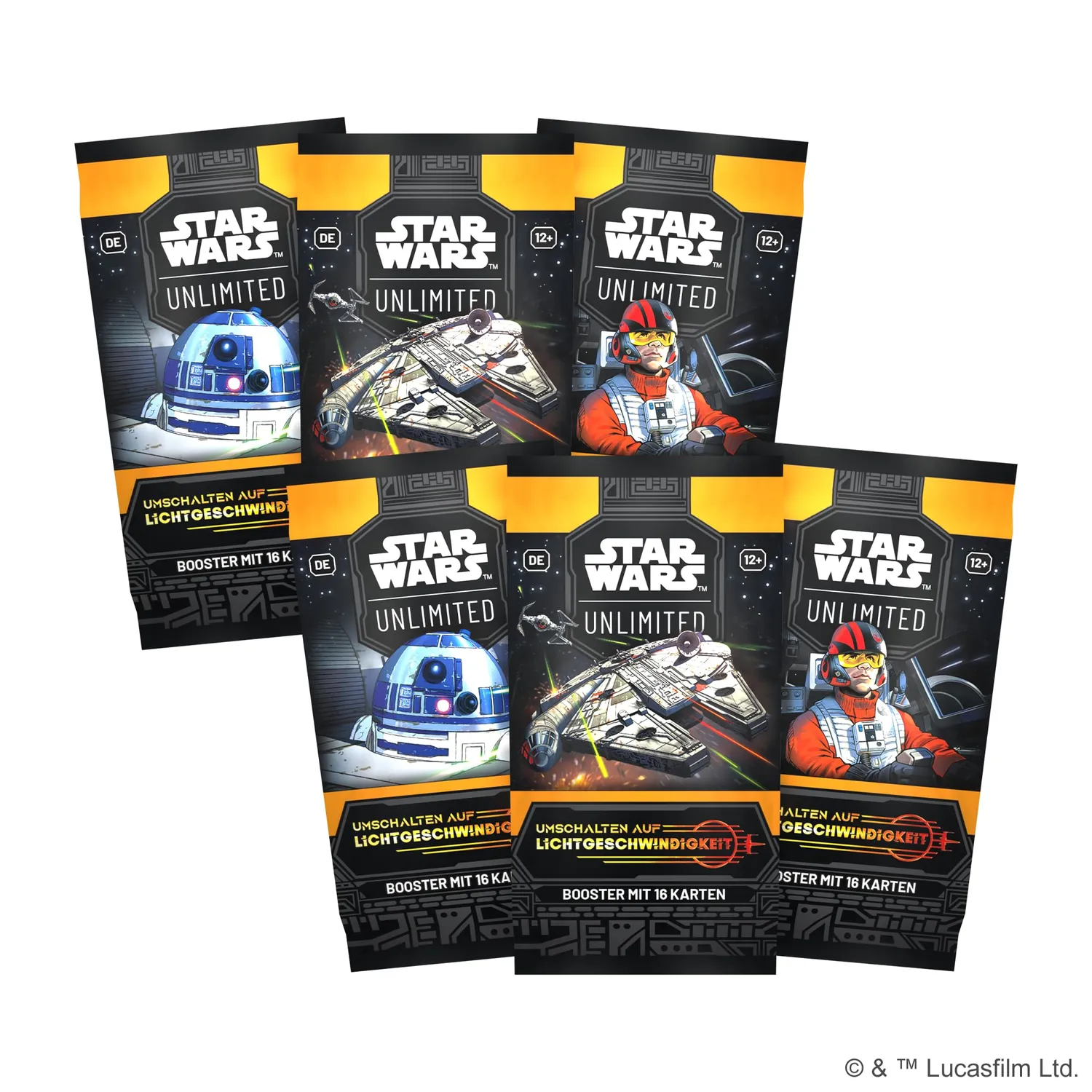 Asmodee Star Wars: Unlimited Umschalten auf Lichtgeschwindigkeit Box
