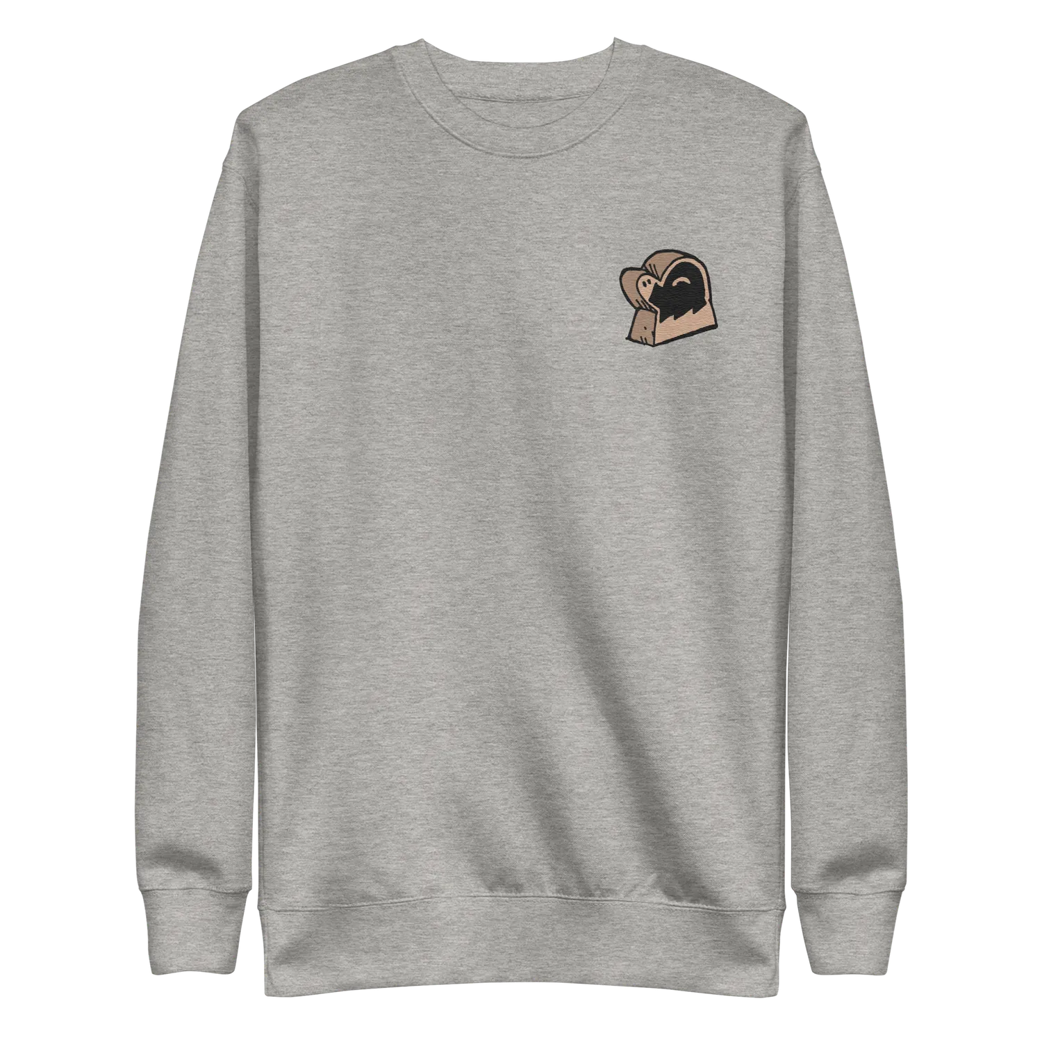 Leder Games Root Duchy Meeple Sweatshirt schwarz bestickt