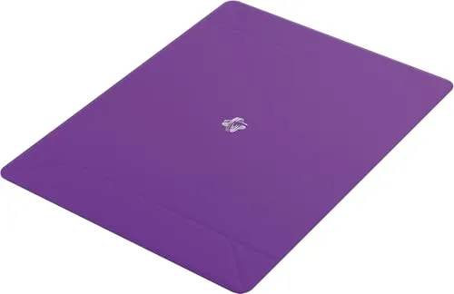 Gamegenic Magnetic Dice Tray Rectangular Würfelschale Schwarz-Lila