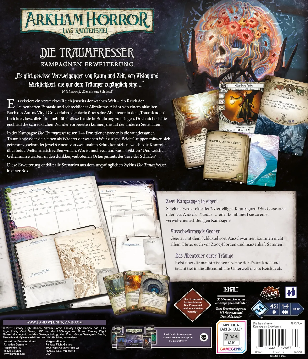 Arkham Horror LCG Die Traumfresser Kampagnen-Erweiterung Deutsch
