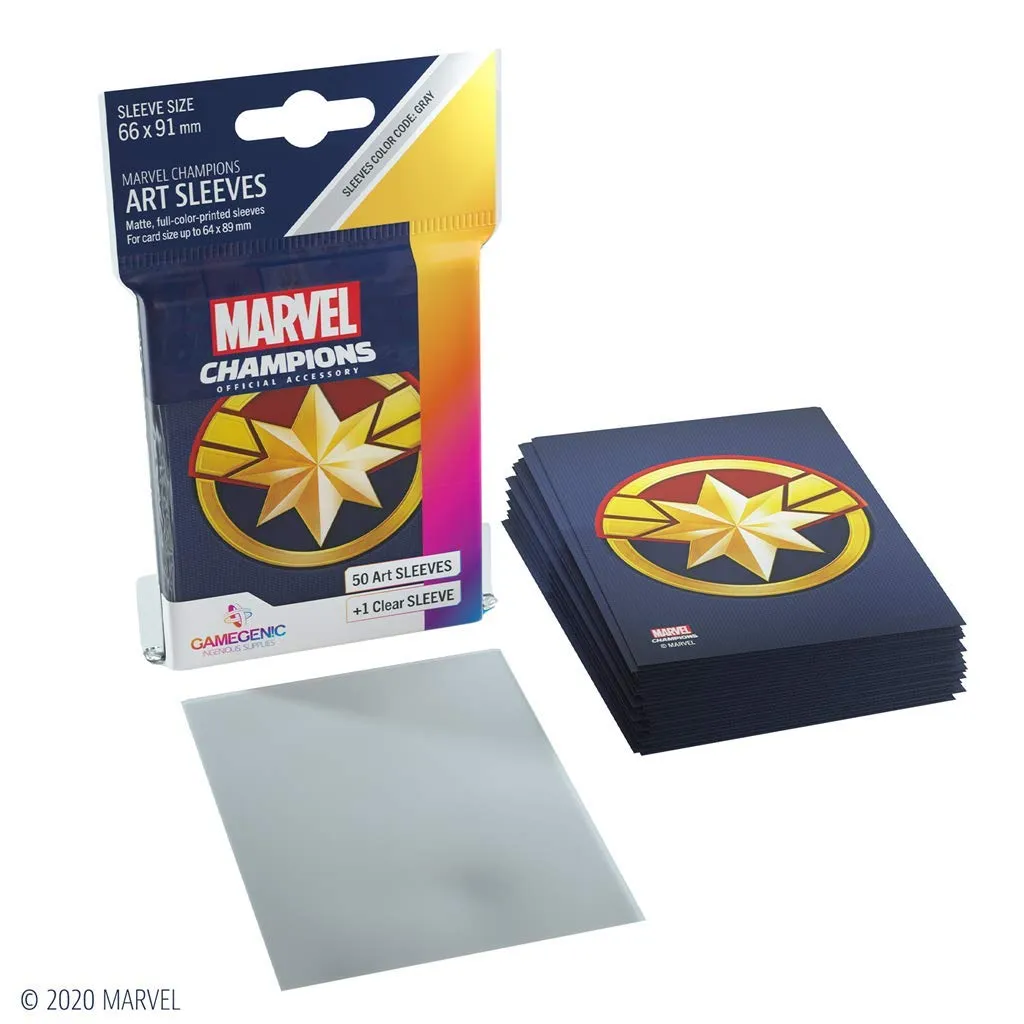Gamegenic Marvel Champions She-Hulk Art Sleeves 50+1 Grau