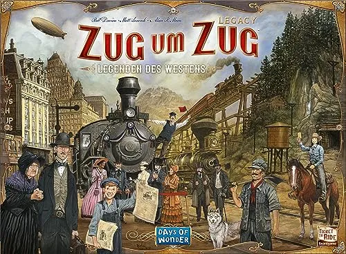 Days of Wonder Zug um Zug Legacy Legenden des Westens Spiel