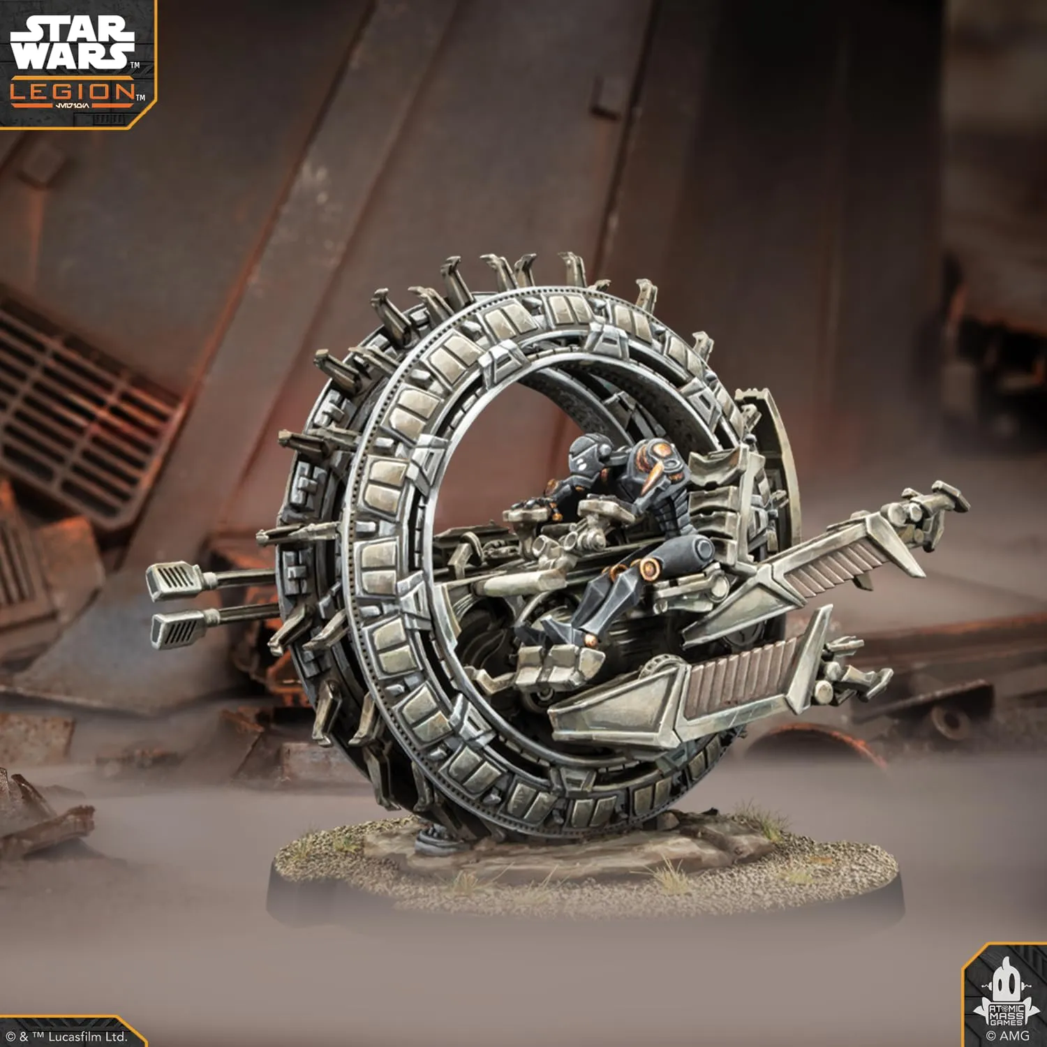 Asmodee Star Wars: Legion TSMEU-6 Radgleiter Erweiterung