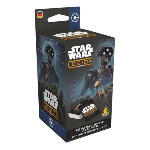Asmodee Star Wars Legion Separatisten Einheitenkarten-Set 155 Karten