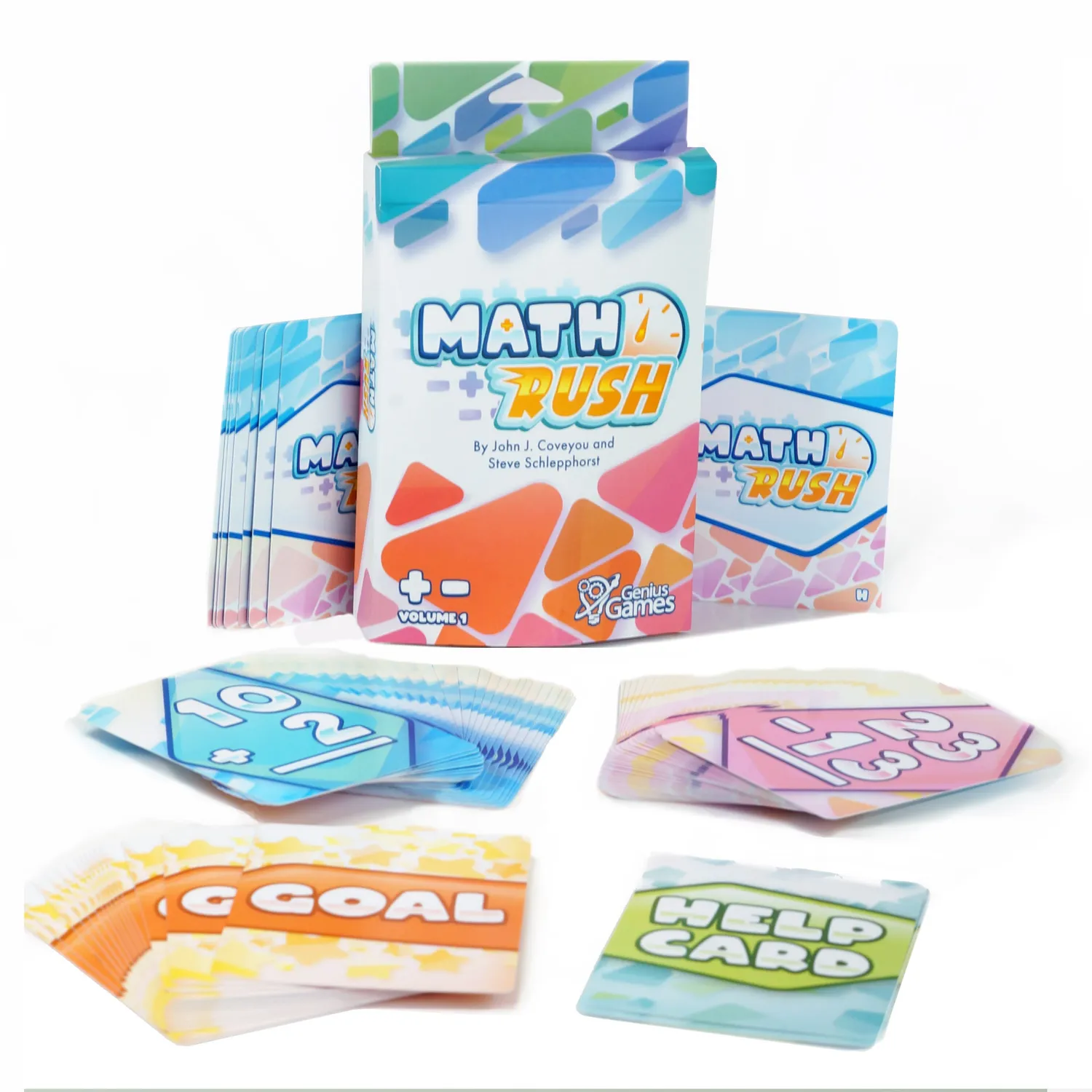 Genius Games Math Rush Kartenspiel Addition Subtraktion