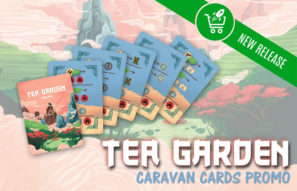 Capstone Games Tea Garden Caravan Promo Pack Karten