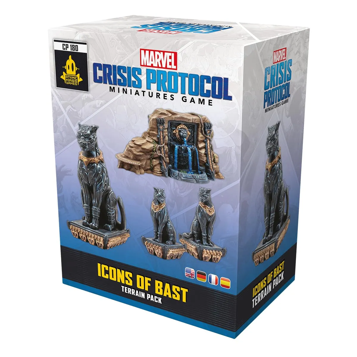 Asmodee Marvel Crisis Protocol Ikonen von Bast Terrain Pack Gelände