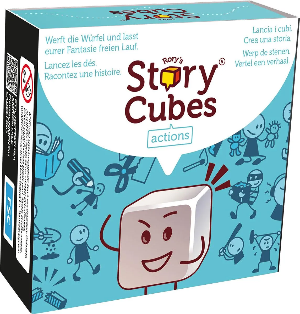 Asmodee Story Cubes Actions Würfelspiel Alte Auflage