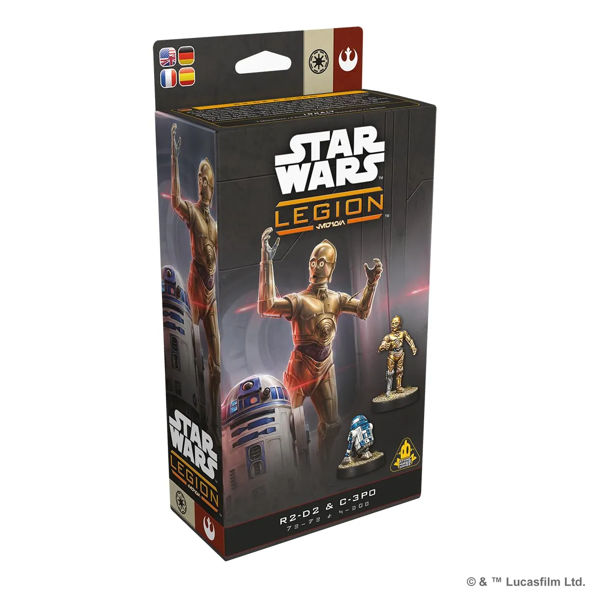 Asmodee Star Wars Legion R2-D2 & C-3PO Erweiterung Agenten