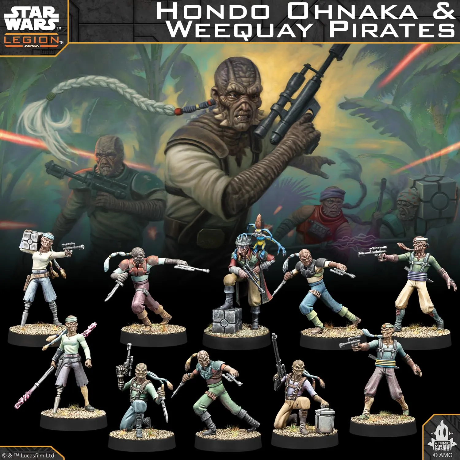 Star Wars Legion Hondo Ohnaka Weequay Piraten Box