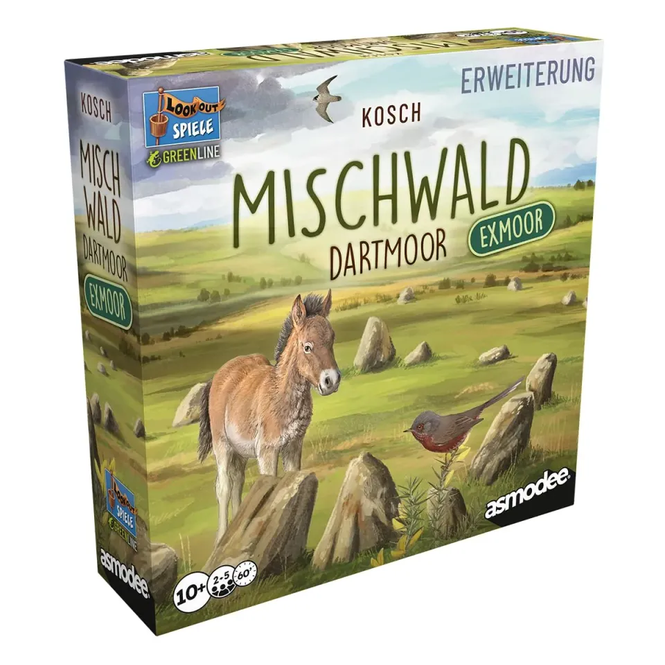 Asmodee Mischwald Dartmoor Exmoor Erweiterung 55 Karten Deutsch