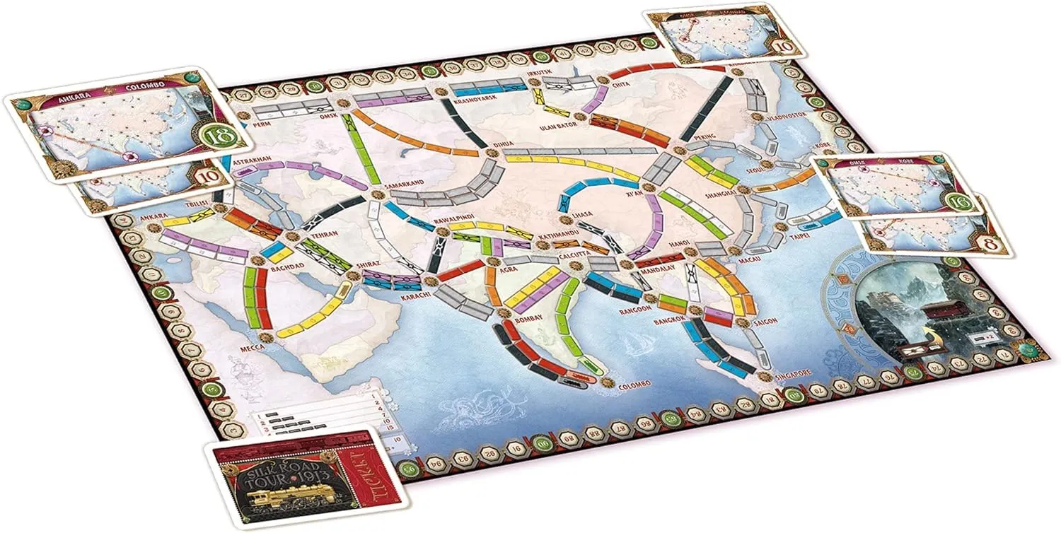 Asmodee Zug um Zug Europa Brettspiel Deutsch 2-6 Spieler