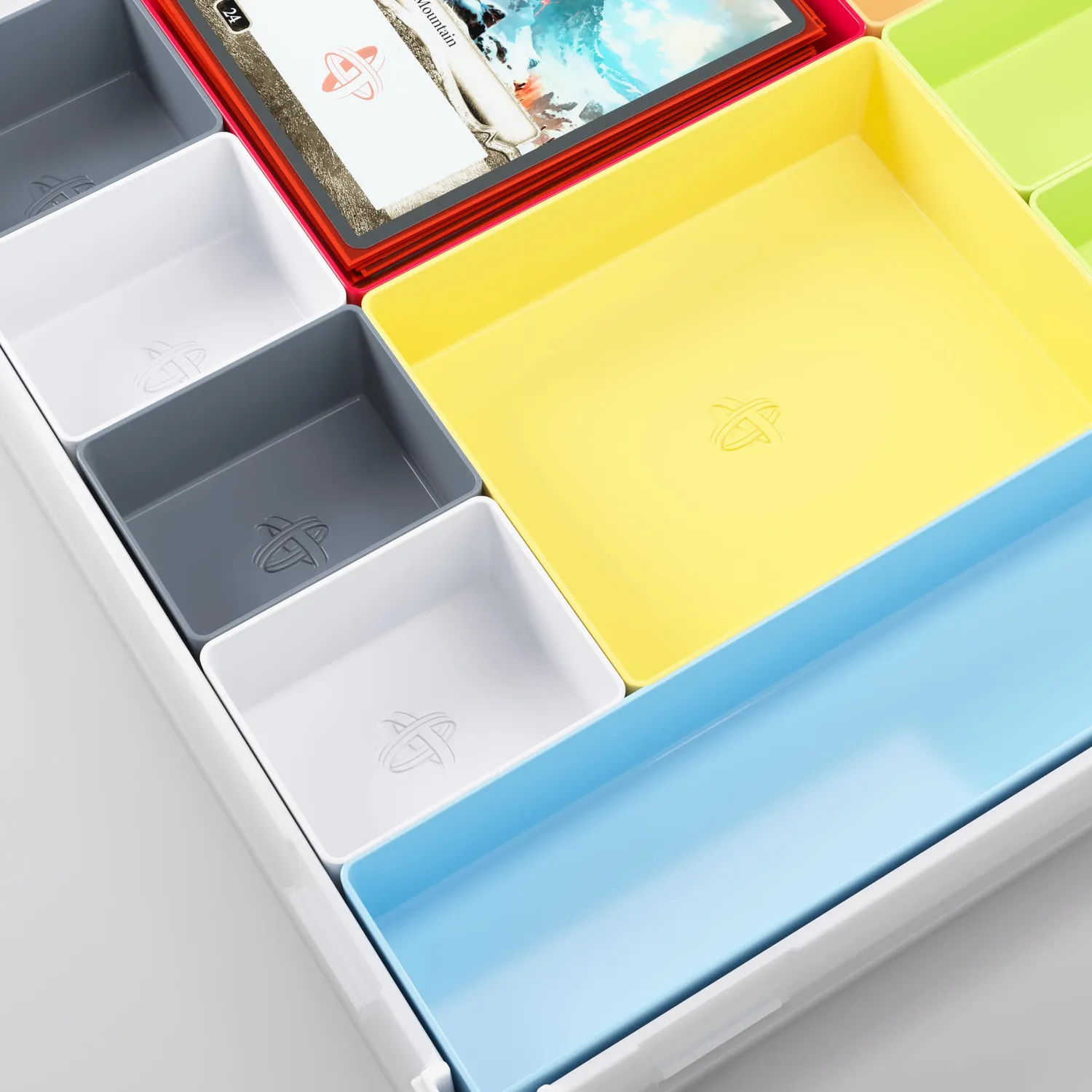 Gamegenic Token Silo XL Weiß-Multicolor Aufbewahrungsbox