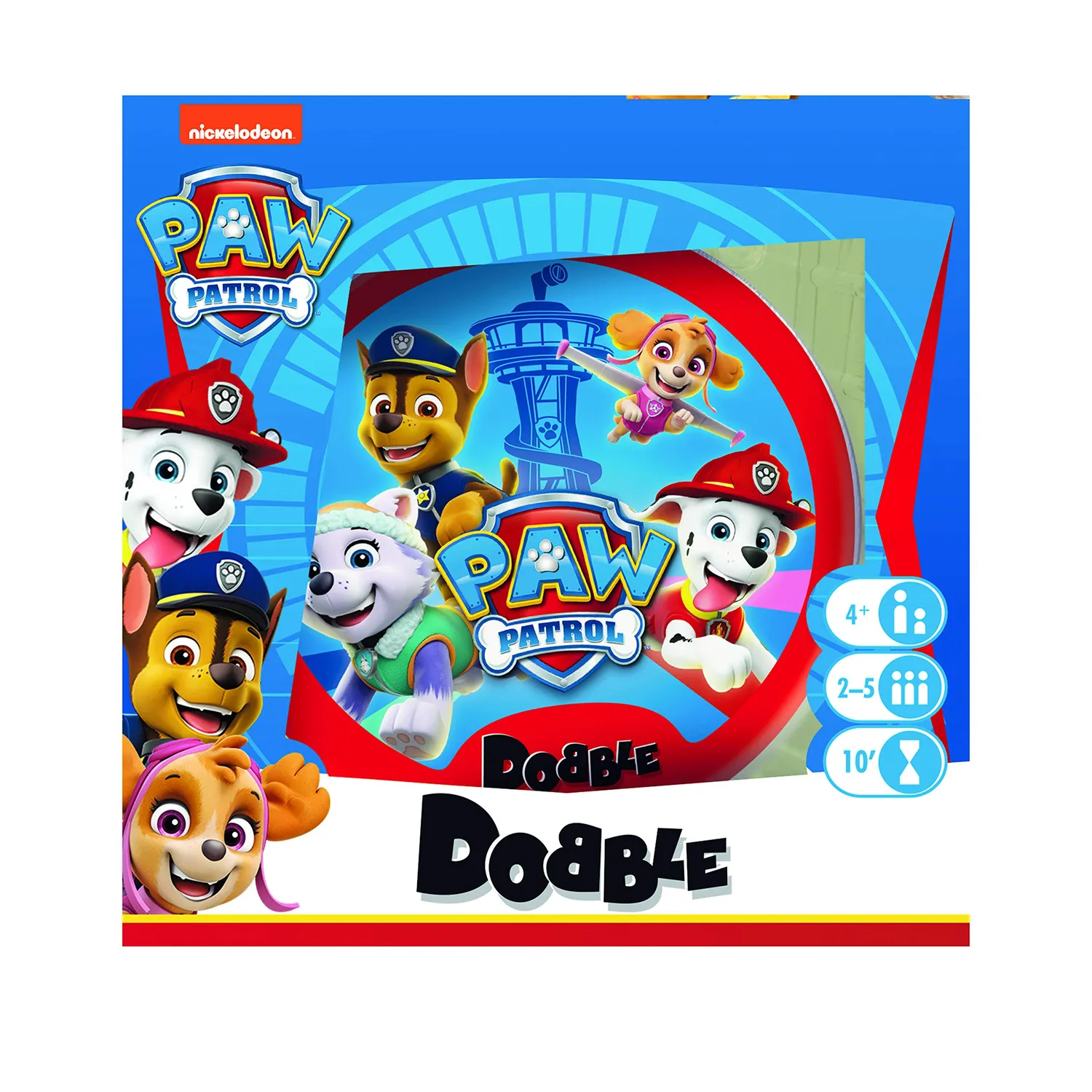 Dobble Paw Patrol Kartenspiel Eco-Sleeve ab 6 Jahren