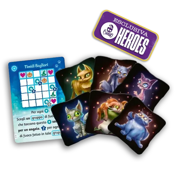 Cranio Wispwood Promo Pack Promokarten Katzen
