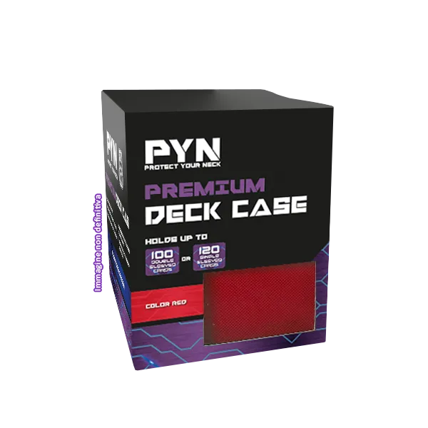 PYN Premium Deck Case Deckbox 100 Karten Rot