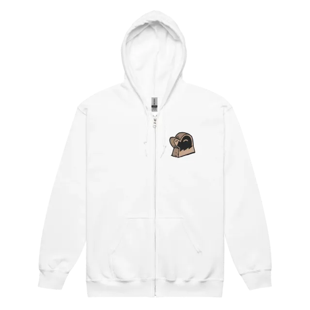Leder Games Root Underground Duchy Zip-Hoodie Schwarz Baumwolle