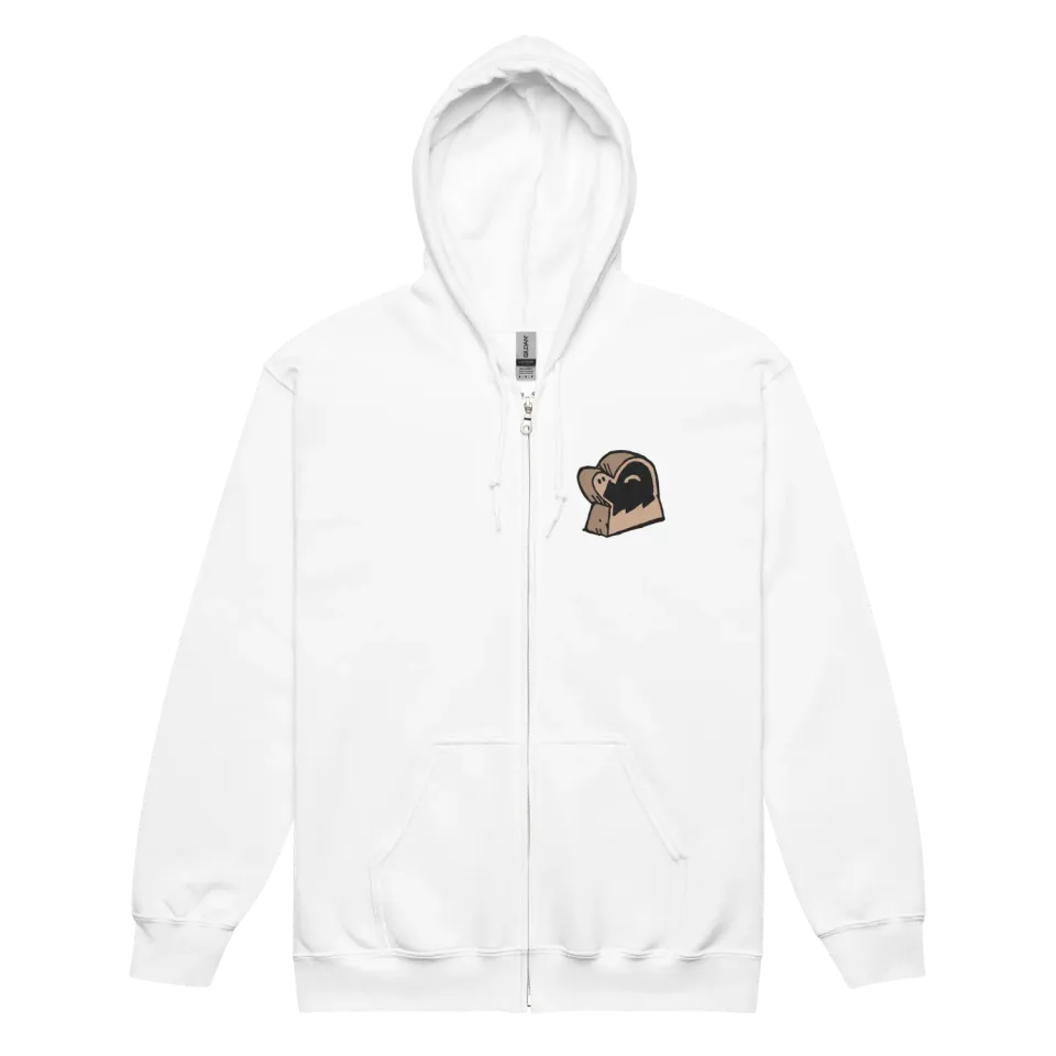 Leder Games Root Underground Duchy Zip-Hoodie Schwarz Baumwolle