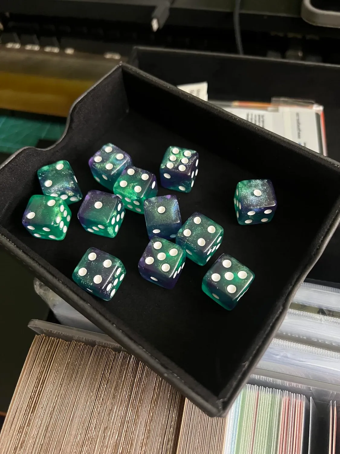 Gamegenic Galaxy Neptune D6 Würfelset 12x 16mm