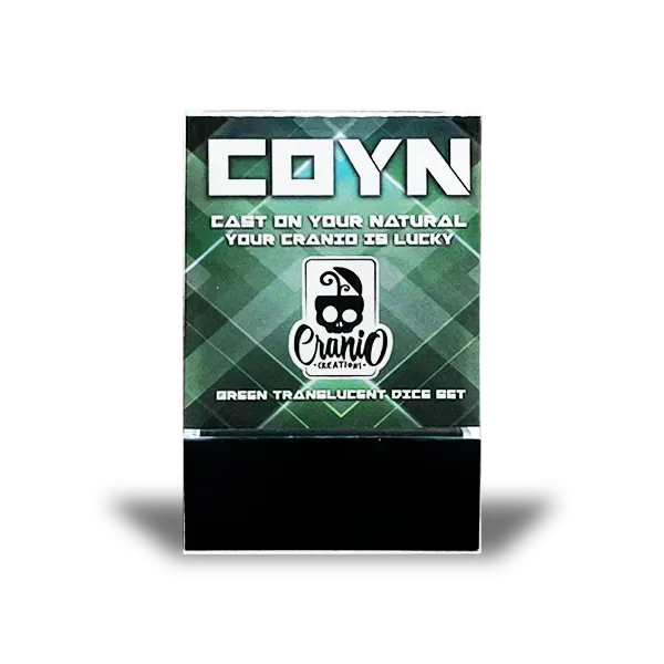 Cranio COYN Gaming Dice Würfelset Grün