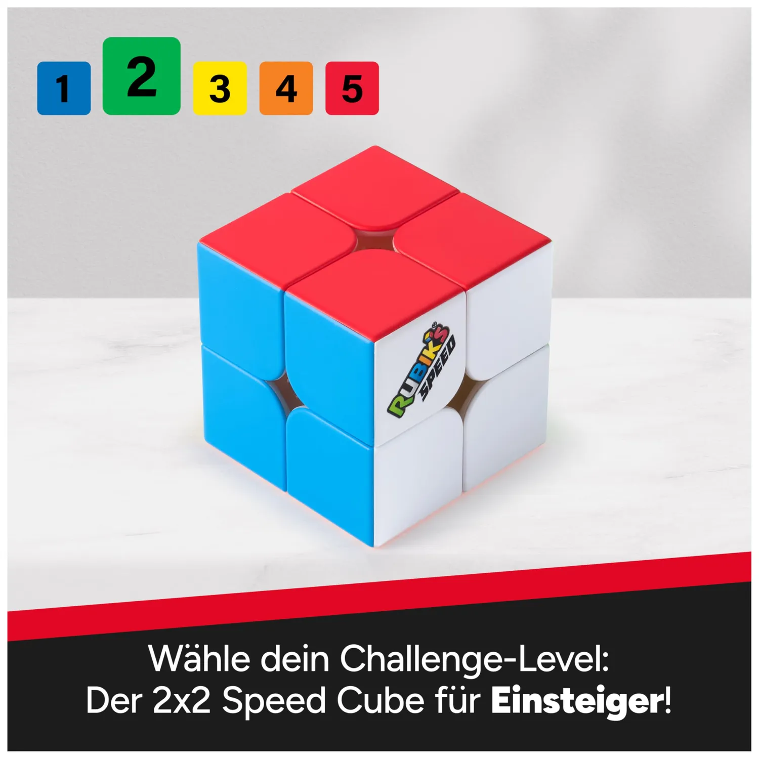 Rubik's Speed Cube 2x2 Zauberwürfel magnetisch ab 8 Jahren