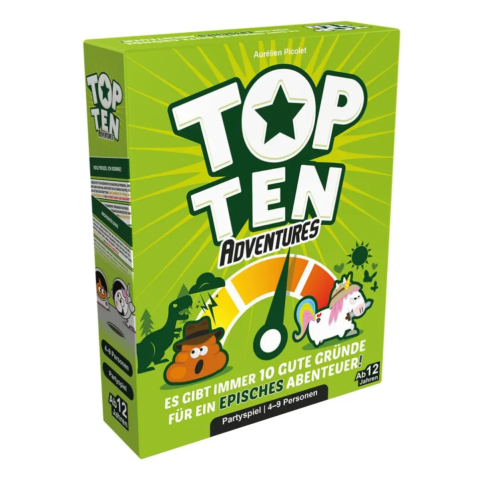 Cocktail Games Top Ten Adventures Partyspiel Deutsch