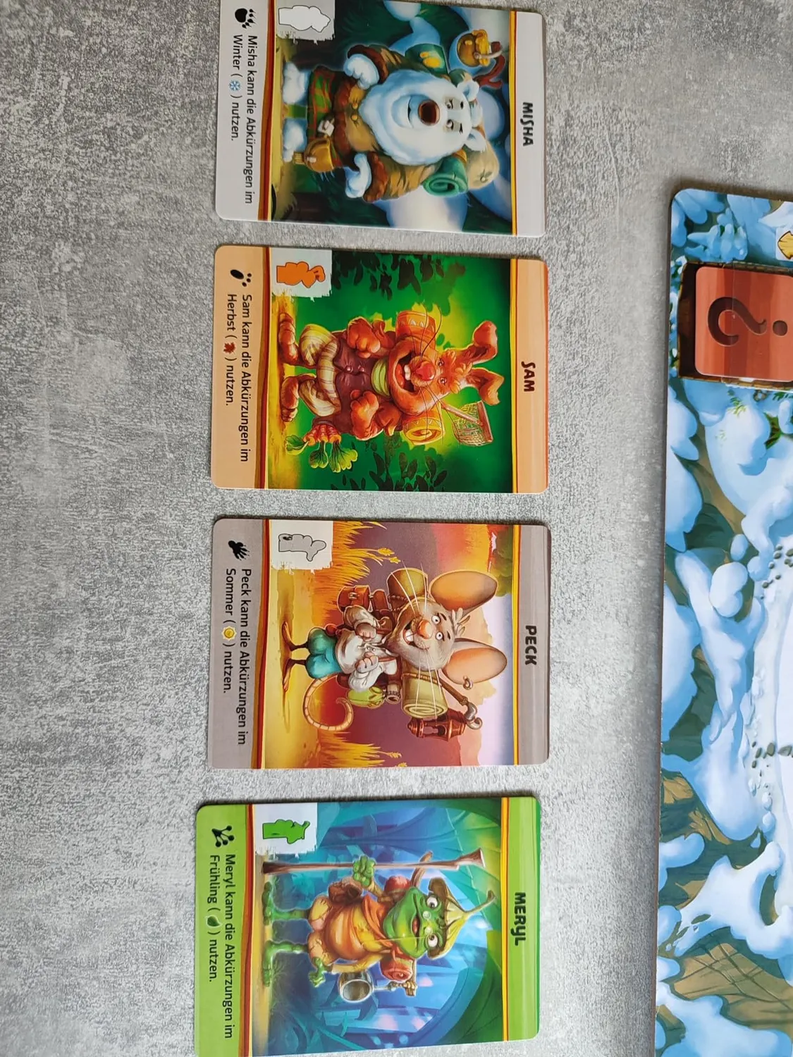Space Cow Hüter der Jahreszeiten Brettspiel Familienspiel deutsch