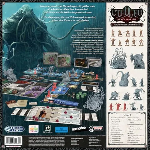 Asmodee Cthulhu Death May Die Furcht vor dem Unbekannten Grundspiel