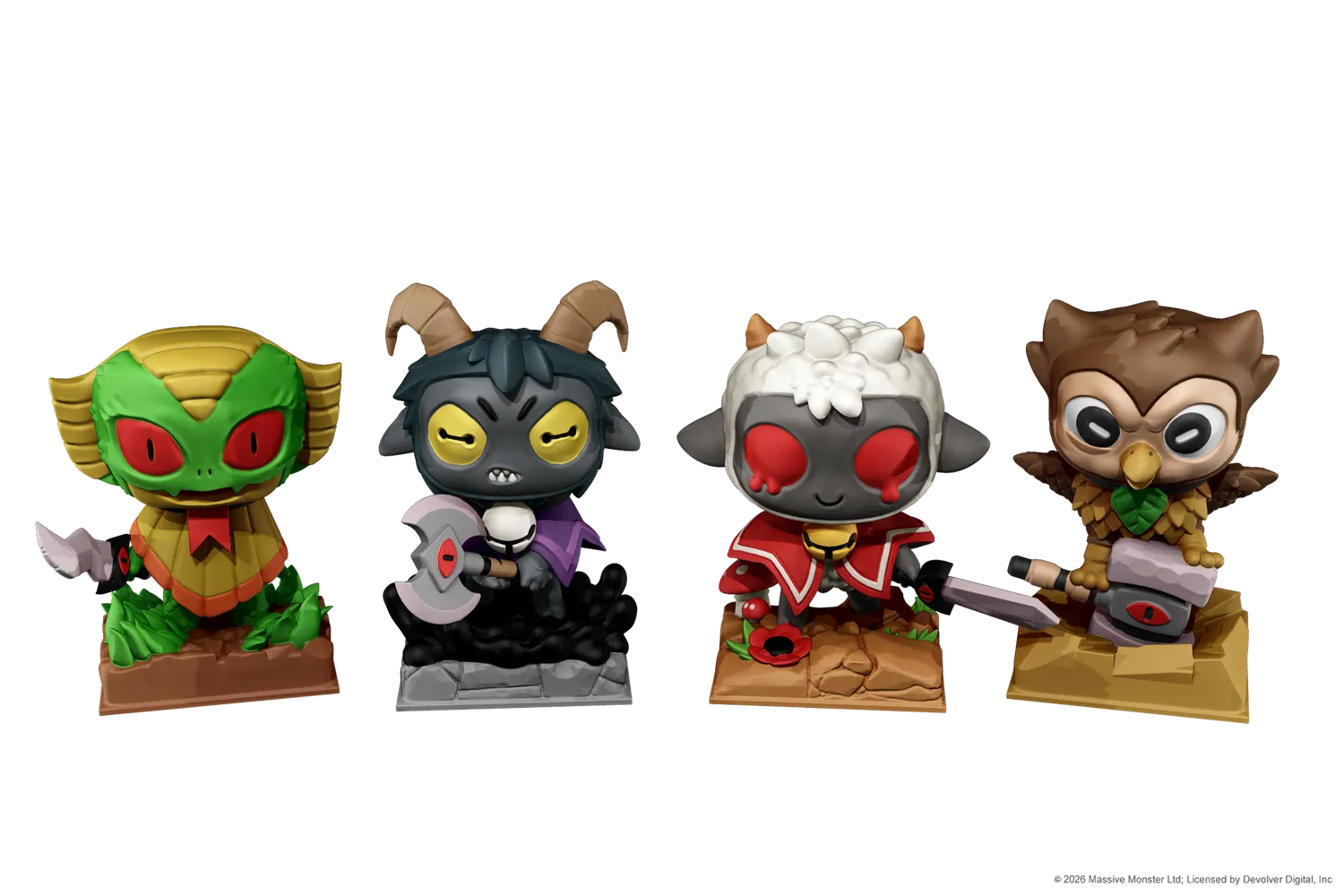 Cult of the Lamb The Board Game Miniatures Pack Brettspiel 10 Figuren
