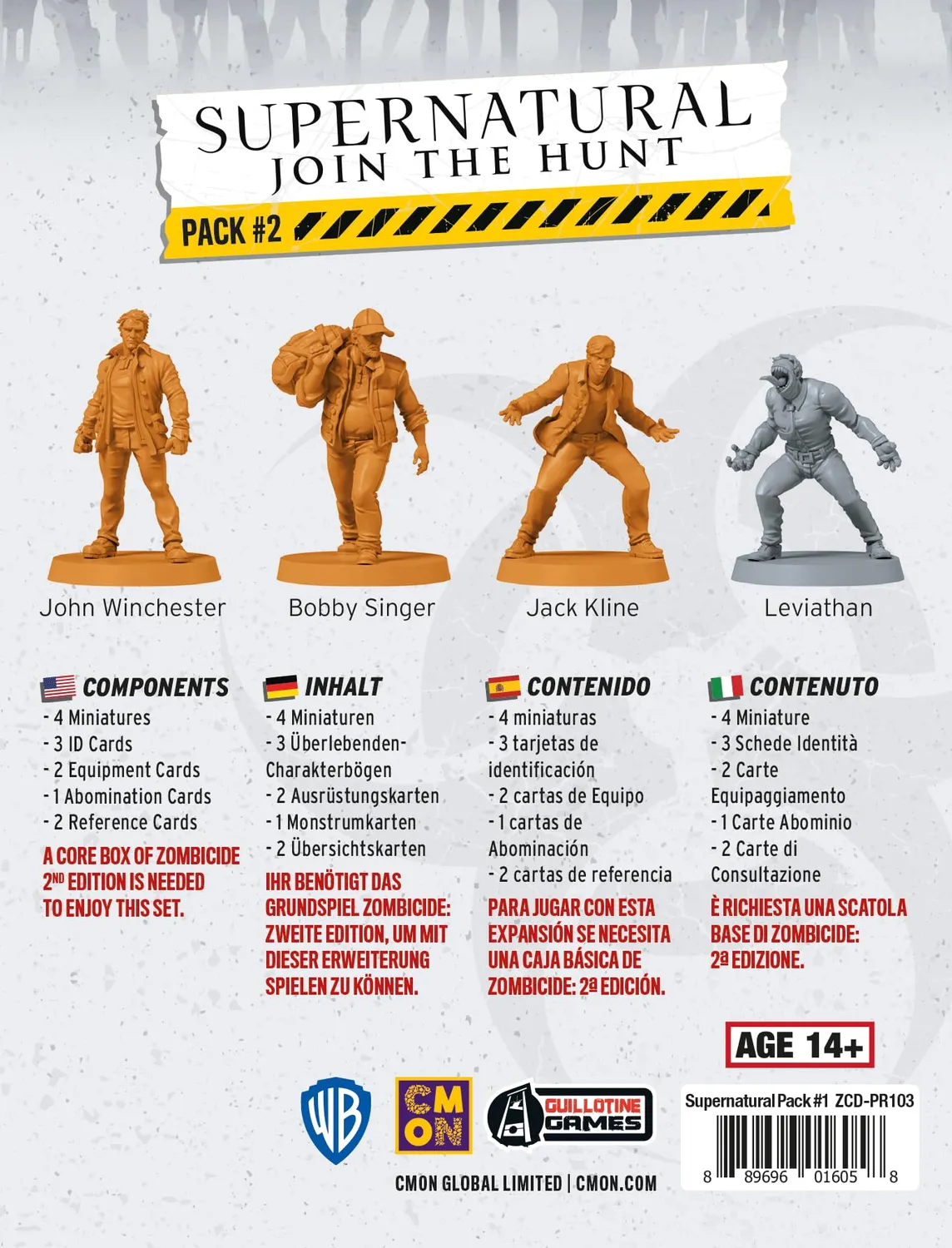 CMON Zombicide 2. Edition Join the Hunt Pack 2 Miniaturen