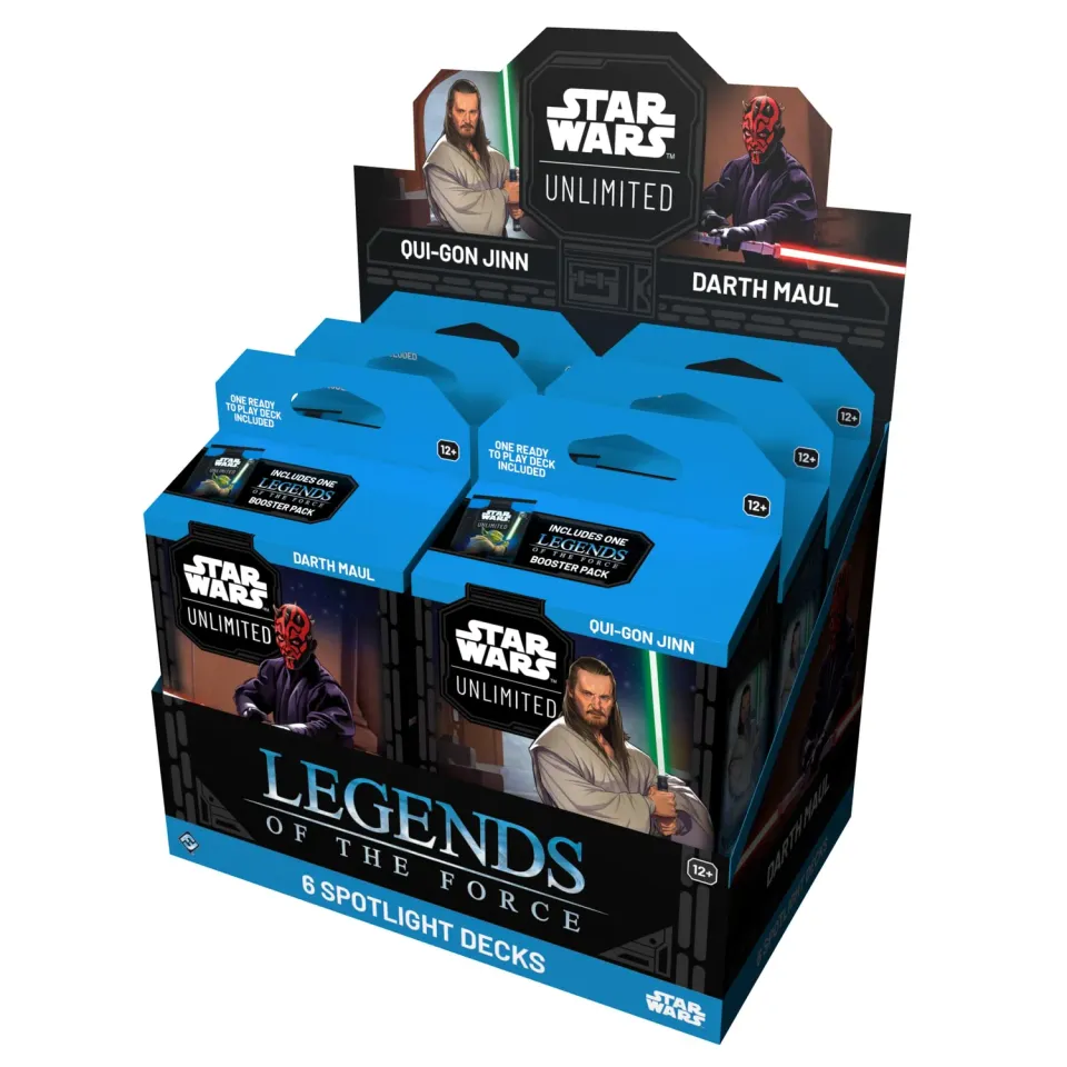 Asmodee Star Wars Unlimited Legends of the Force Spotlight Kartenspiel 6 Decks