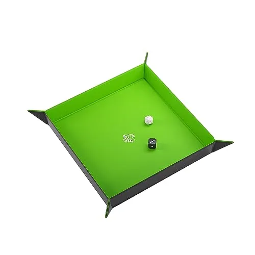 Gamegenic Magnetic Dice Tray Square Würfelschale schwarz-grün