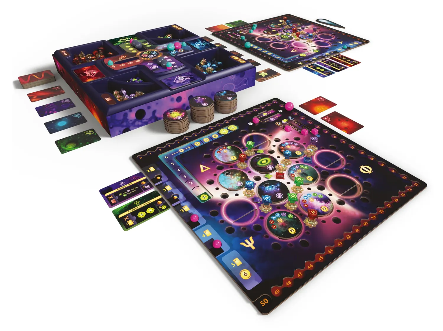 Crafting the Cosmos Taktisches Kennerspiel Deutsch 2-4 Spieler